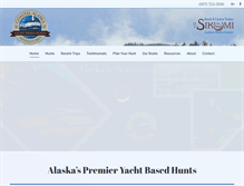 Tablet Screenshot of coastalalaskaadventures.com